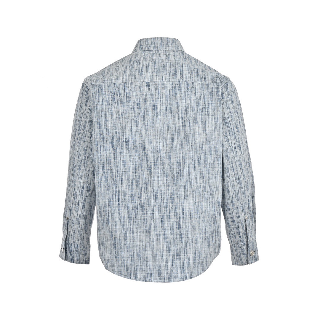 Dior/迪奥 22ss 经典满印老花牛仔衬衫外套