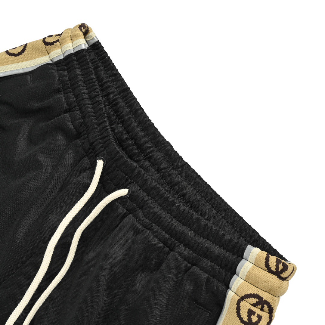 Gucci/古驰 经典侧边双G反光织带套装长裤