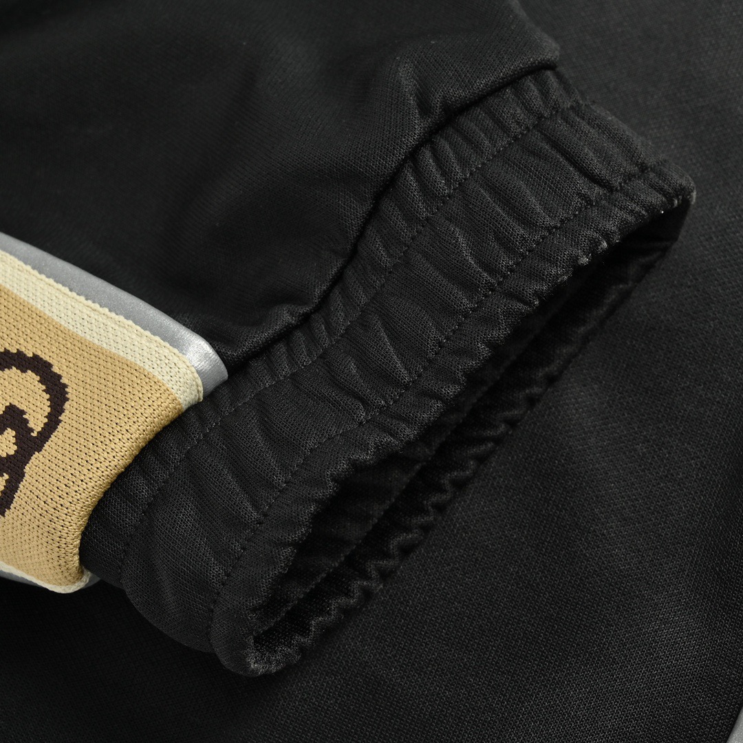 Gucci/古驰 经典侧边双G反光织带套装长裤
