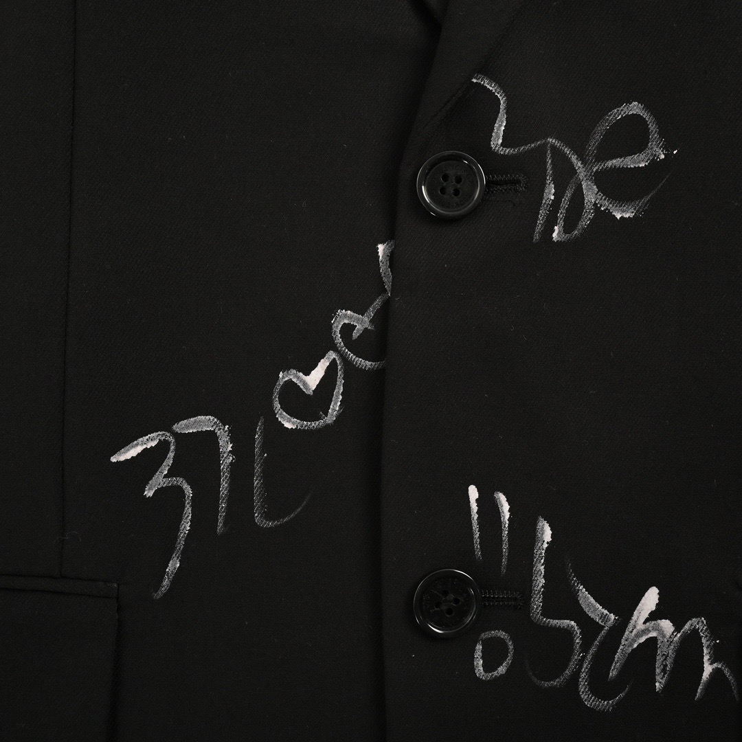 Balenciaga/巴黎世家 24Fw 涂鸦夹克西装