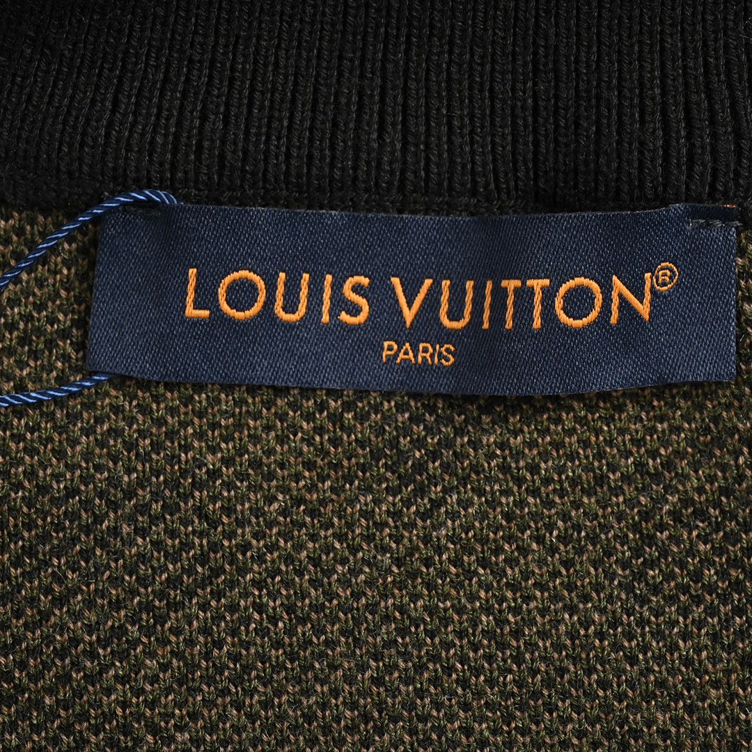 Louis Vuitton/路易威登 24Fw 西部牛仔提花迷彩针织外套
