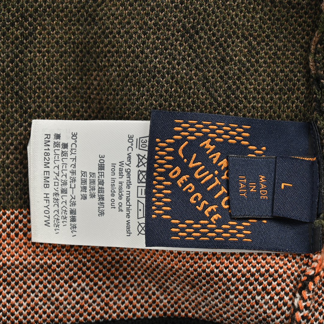 Louis Vuitton/路易威登 24Fw 西部牛仔提花迷彩针织外套