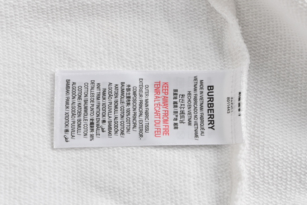 Burberry/巴宝莉 经典TB压胶连帽卫衣