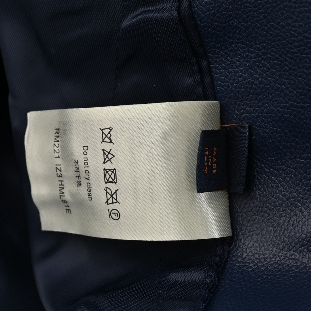 Louis Vuitton/路易威登 23Fw 贴布老花羊羔绒拼接棒球服外套