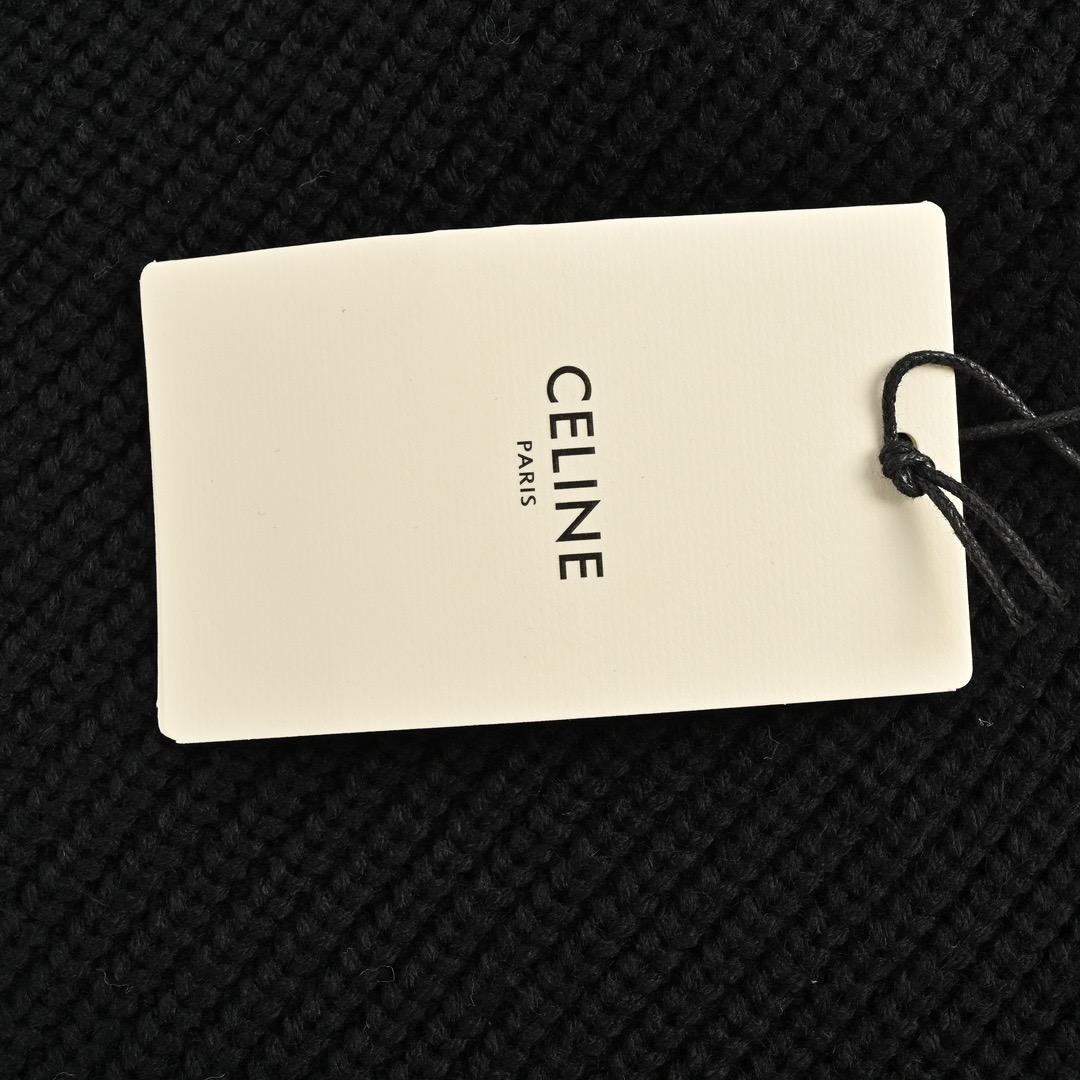 Celine/赛琳 21Fw 贴布字母logo圆领毛衣