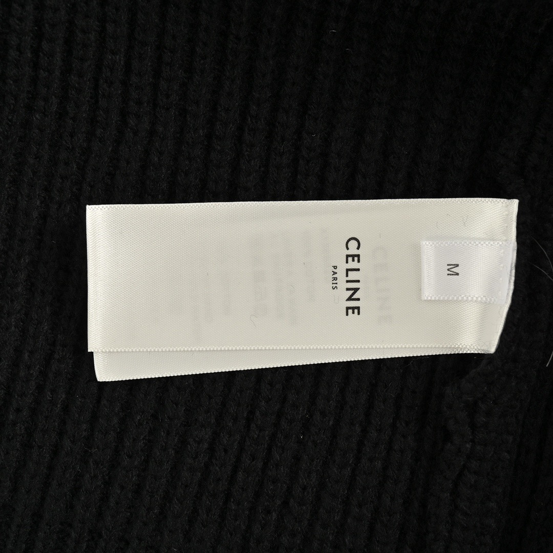 Celine/赛琳 21Fw 贴布字母logo圆领毛衣