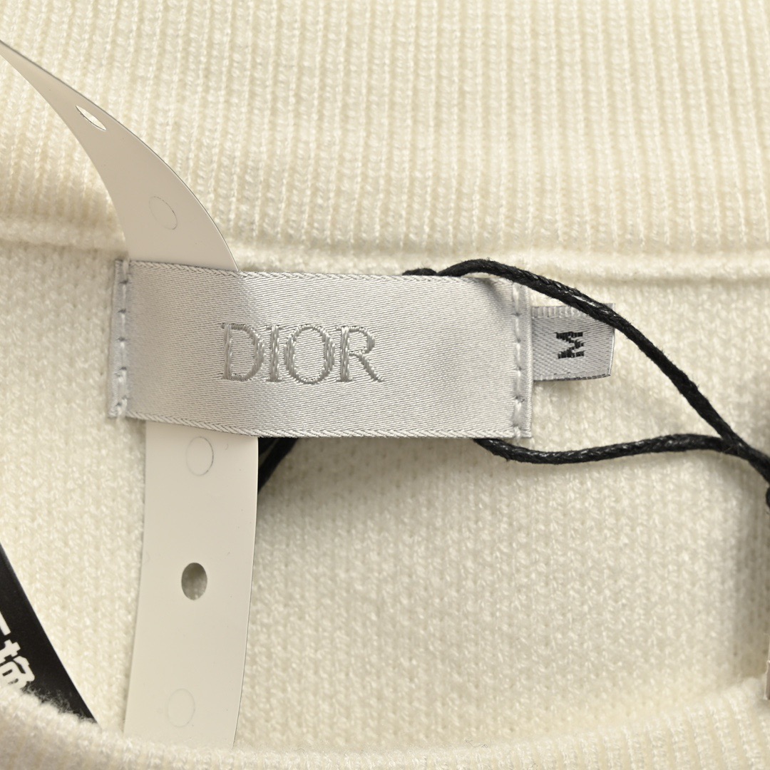 Dior/迪奥 24Fw 老花刺绣图案针织套头毛衣-莆田鞋,莆田鞋货源,高仿鞋,高仿鞋货源,安福档口,莆田高仿鞋,莆田鞋批发,高仿鞋批发,莆田高仿运动鞋,高仿运动鞋,莆田运动鞋 Dior/迪奥 24Fw 老花刺绣图案针织套头毛衣