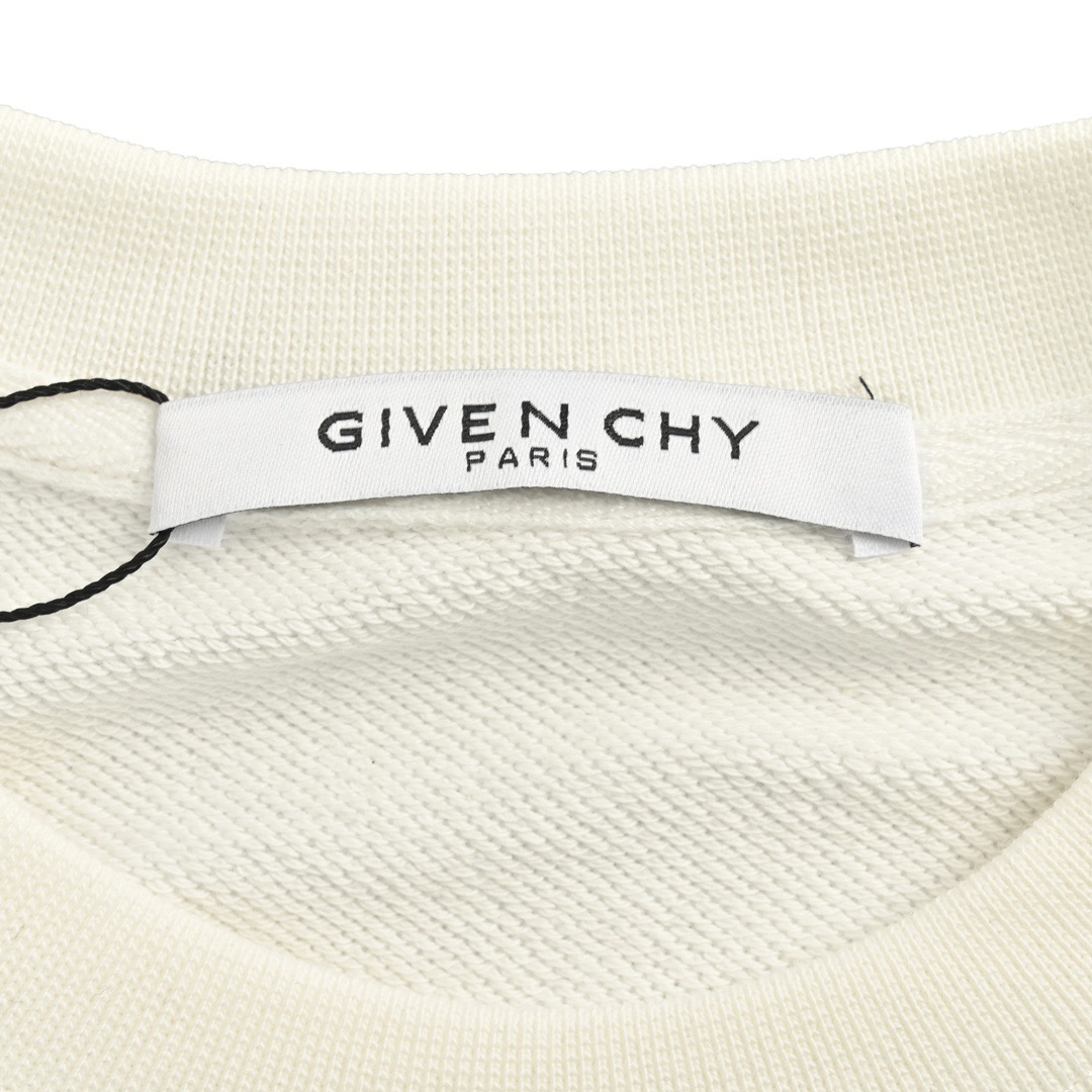 GIVENCHY/纪梵希 24Fw 前后腰果花刺绣logo圆领卫衣-莆田鞋,莆田鞋货源,高仿鞋,高仿鞋货源,安福档口,莆田高仿鞋,莆田鞋批发,高仿鞋批发,莆田高仿运动鞋,高仿运动鞋,莆田运动鞋 GIVENCHY/纪梵希 24Fw 前后腰果花刺绣logo圆领卫衣
