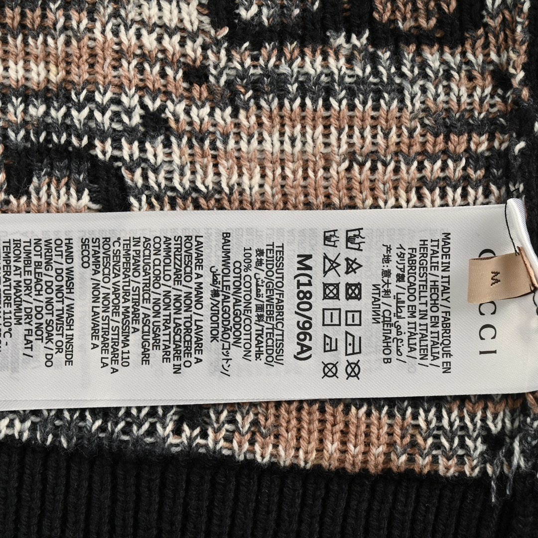 Gucci/古驰 GG互扣提花开衫针织衫毛衣