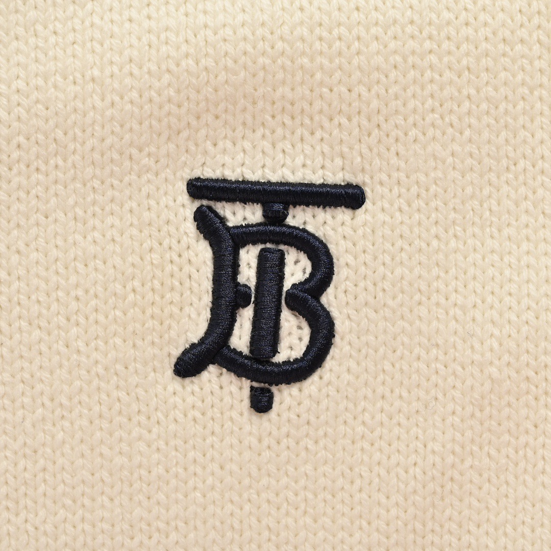Burberry/巴宝莉 TB刺绣logo标识开衫毛衣