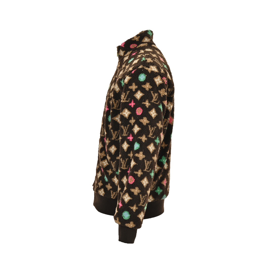 Louis Vuitton/路易威登 满印老花摇粒绒拉链外套