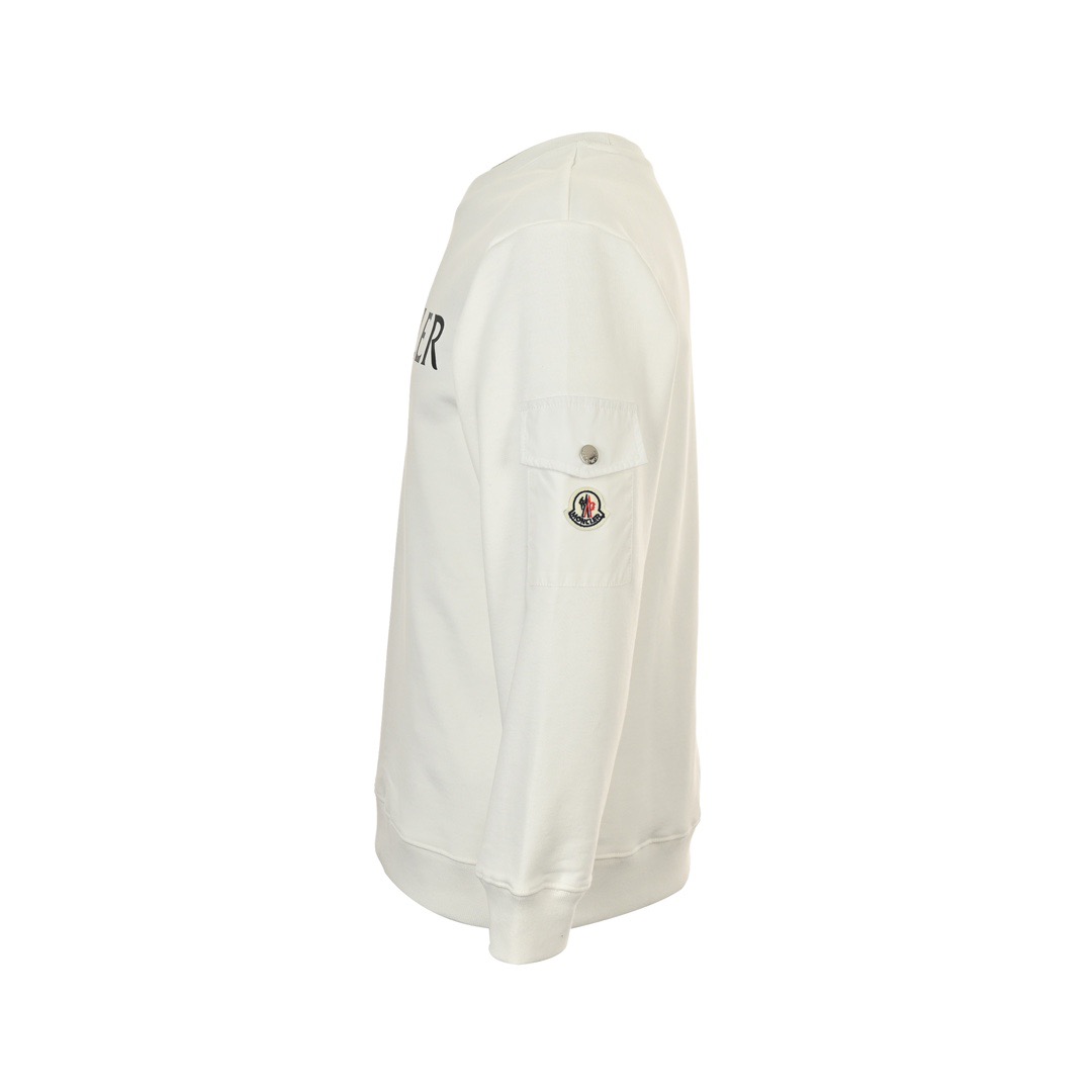 Moncler/蒙口 经典字母logo印花圆领卫衣