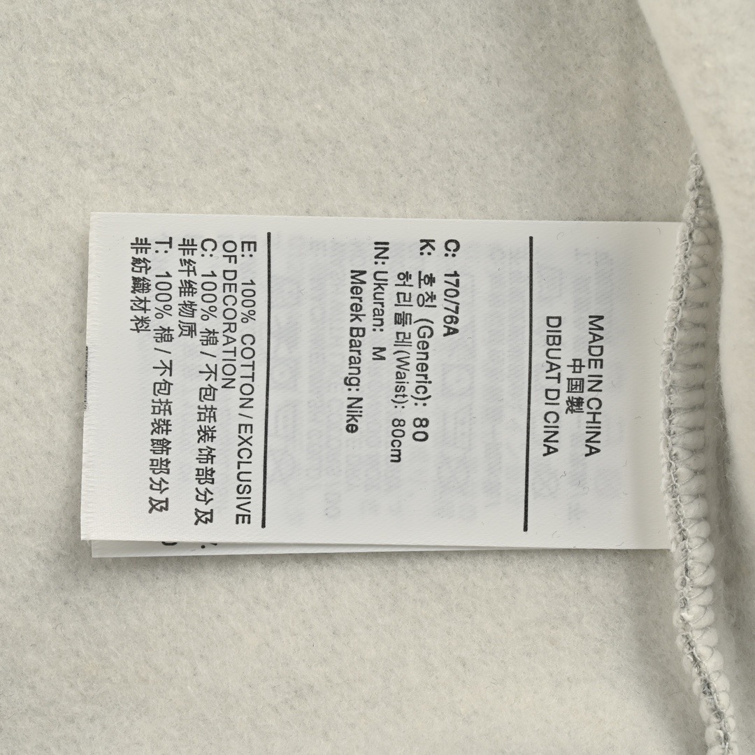 Stussy & Nike 联名款刺绣logo纯色拉链连帽卫衣外套