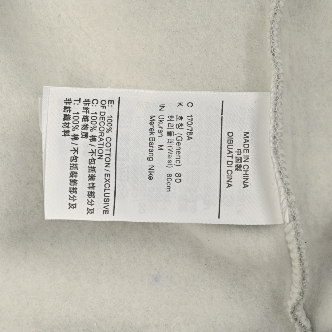Stussy & Nike 联名款刺绣logo纯色连帽卫衣