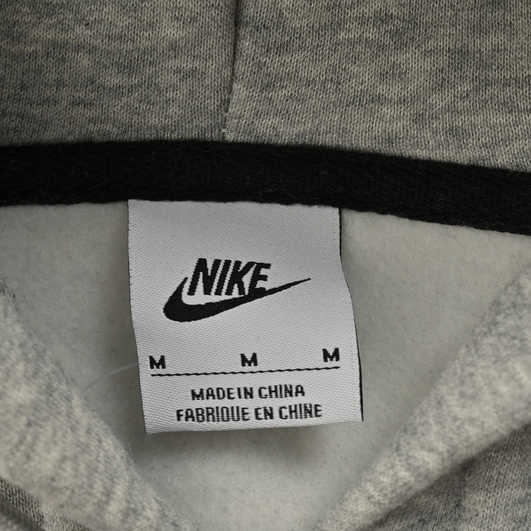 Stussy & Nike 联名款刺绣logo纯色连帽卫衣