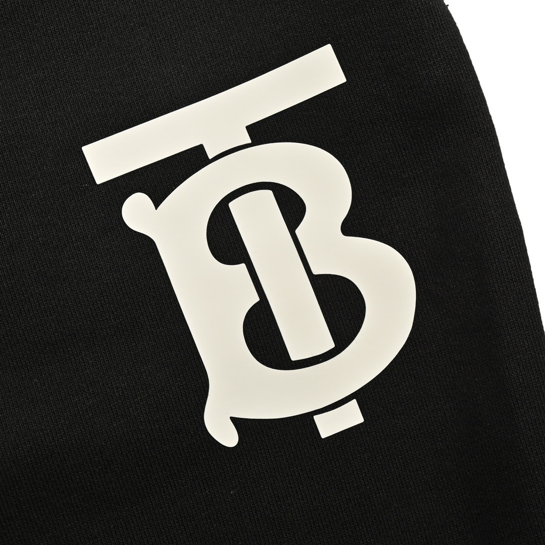 Burberry/巴宝莉 经典TB压胶字母束脚长裤