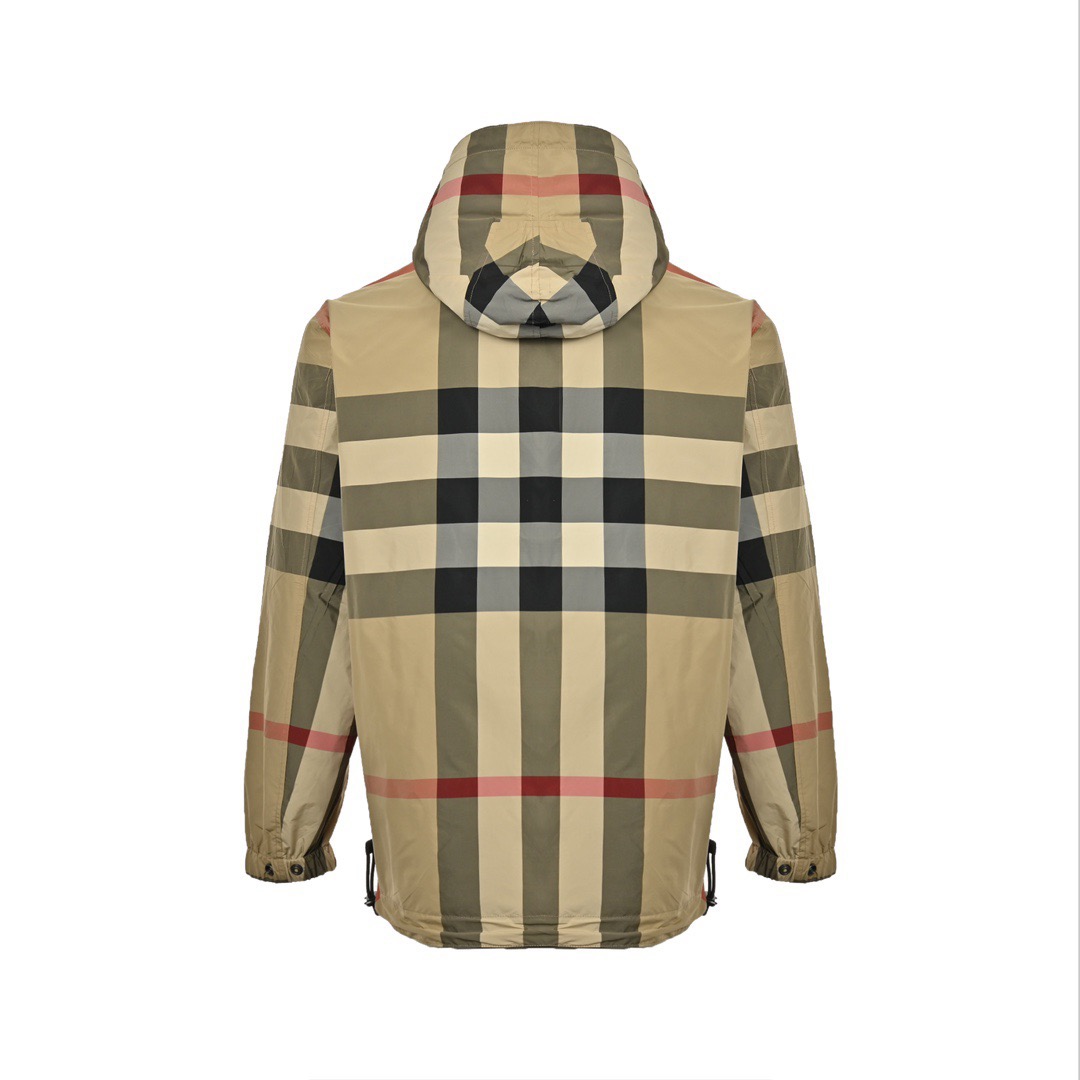 Burberry/巴宝莉 经典大格纹双面穿风衣夹克外套