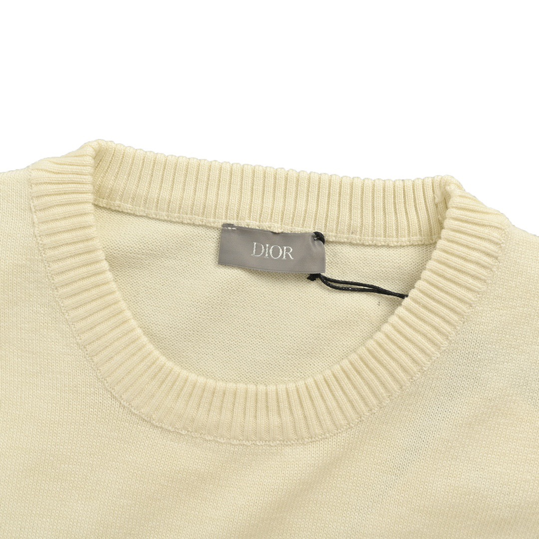 Dior/迪奥 24Fw 1947刺绣字母logo圆领毛衣 这款圆领毛衫-莆田鞋,莆田鞋货源,高仿鞋,高仿鞋货源,安福档口,莆田高仿鞋,莆田鞋批发,高仿鞋批发,莆田高仿运动鞋,高仿运动鞋,莆田运动鞋 Dior/迪奥 24Fw 1947刺绣字母logo圆领毛衣 这款圆领毛衫
