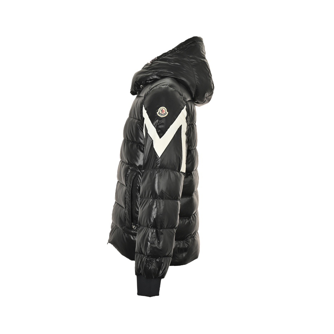 Moncler/蒙口22Fw corydale双峰款条纹连帽羽绒服