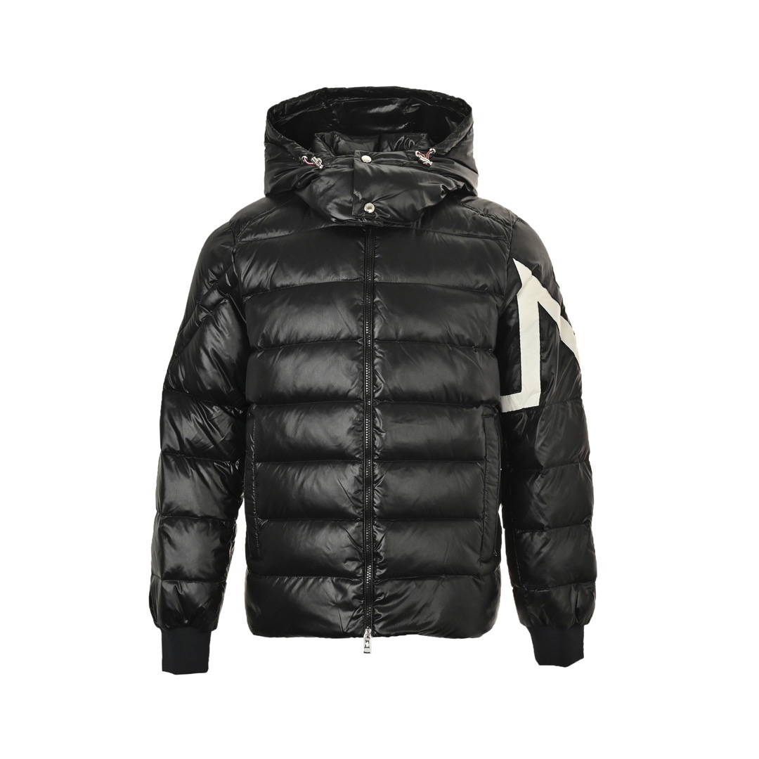 Moncler/蒙口22Fw corydale双峰款条纹连帽羽绒服