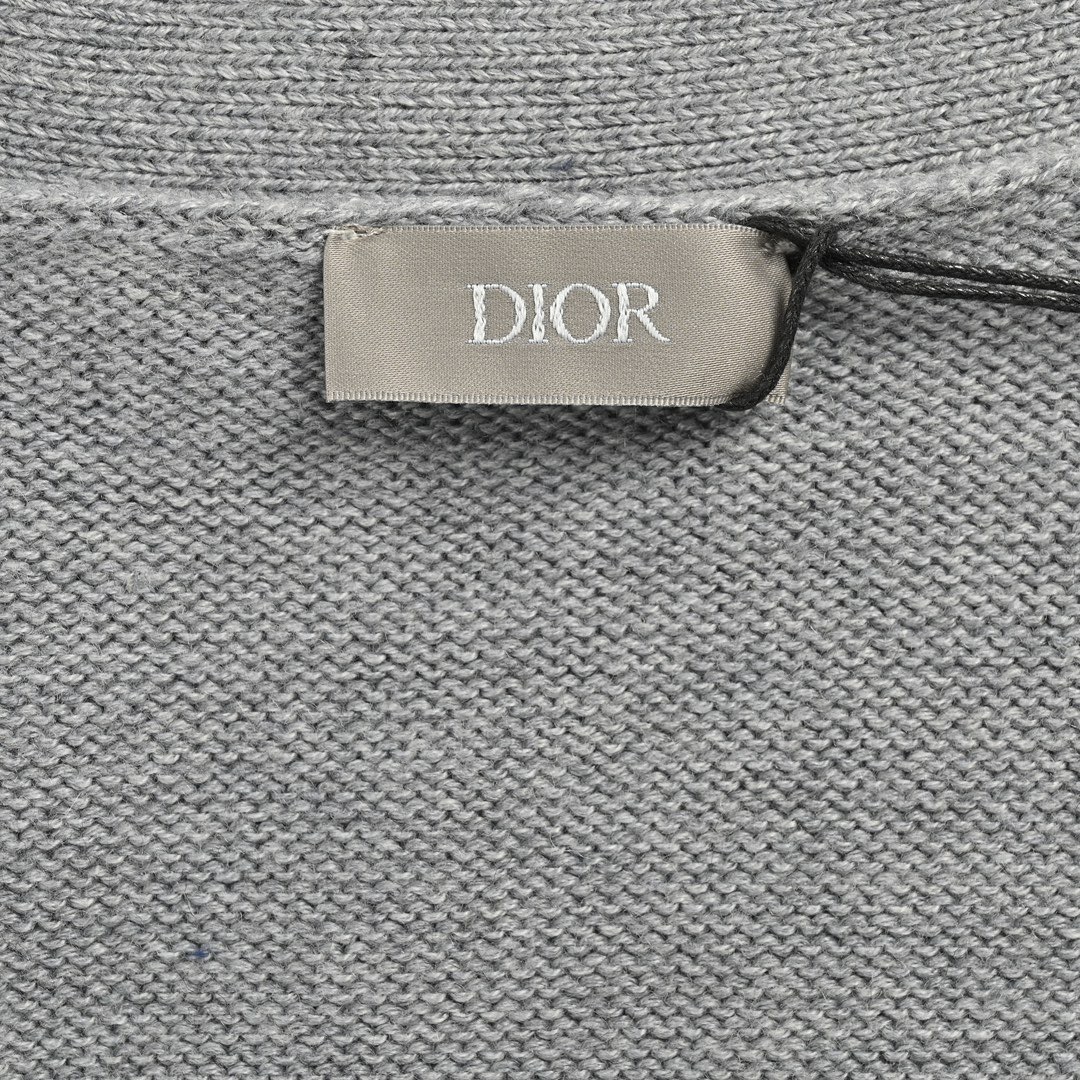 Dior/迪奥 24Fw 签名字母刺绣开衫毛衣