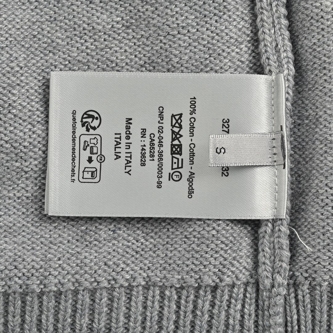 Dior/迪奥 24Fw 签名字母刺绣开衫毛衣