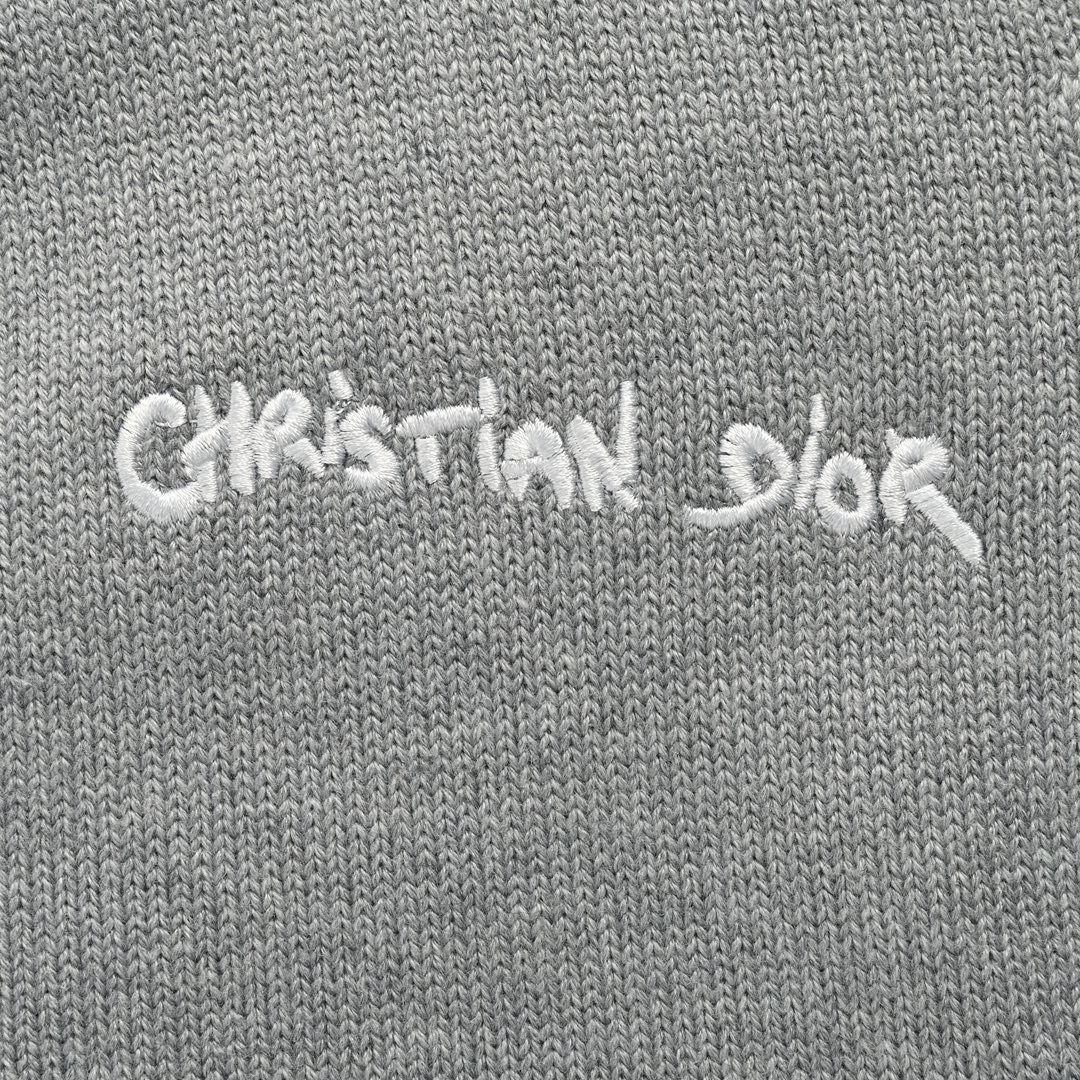 Dior/迪奥 24Fw 签名字母刺绣开衫毛衣