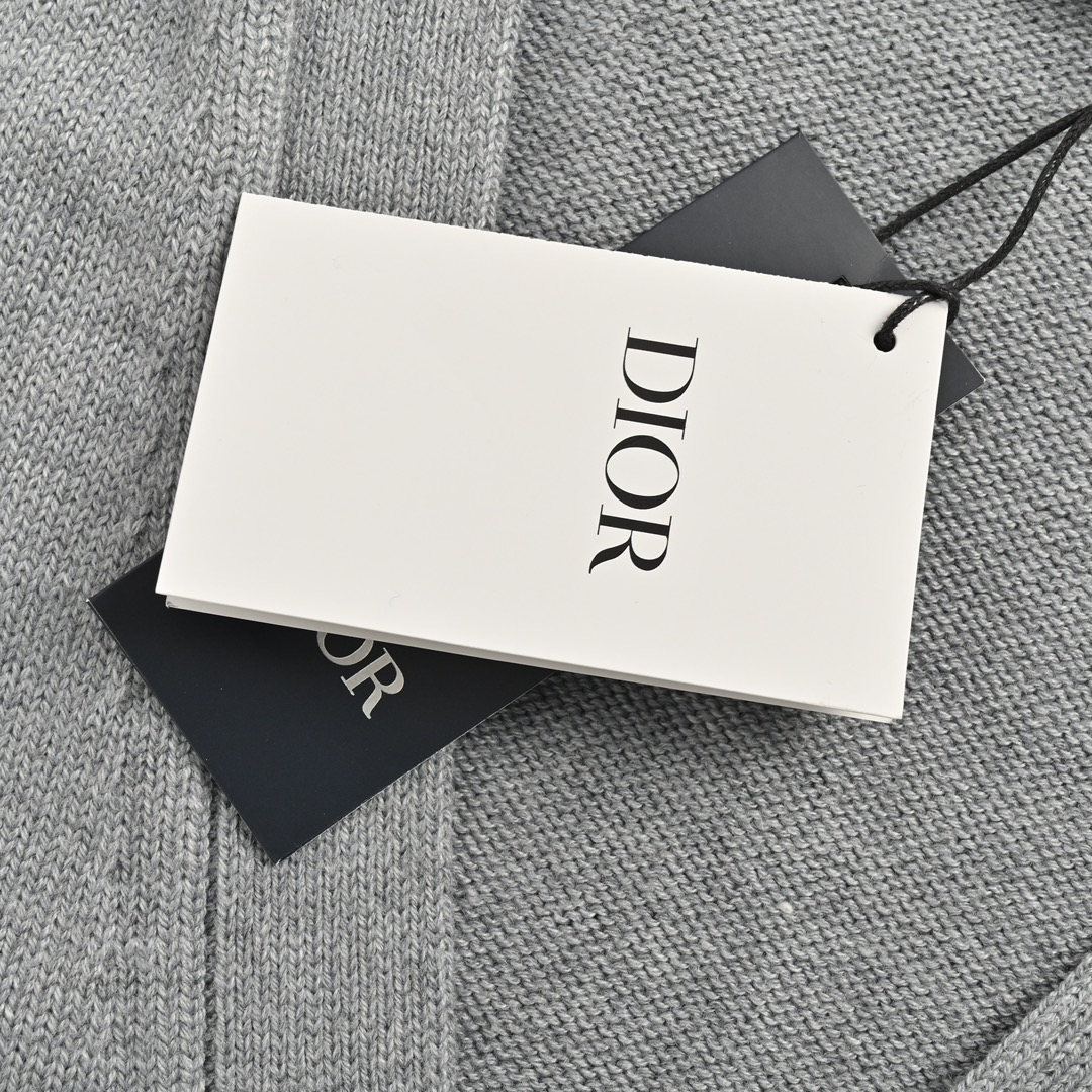 Dior/迪奥 24Fw 签名字母刺绣开衫毛衣