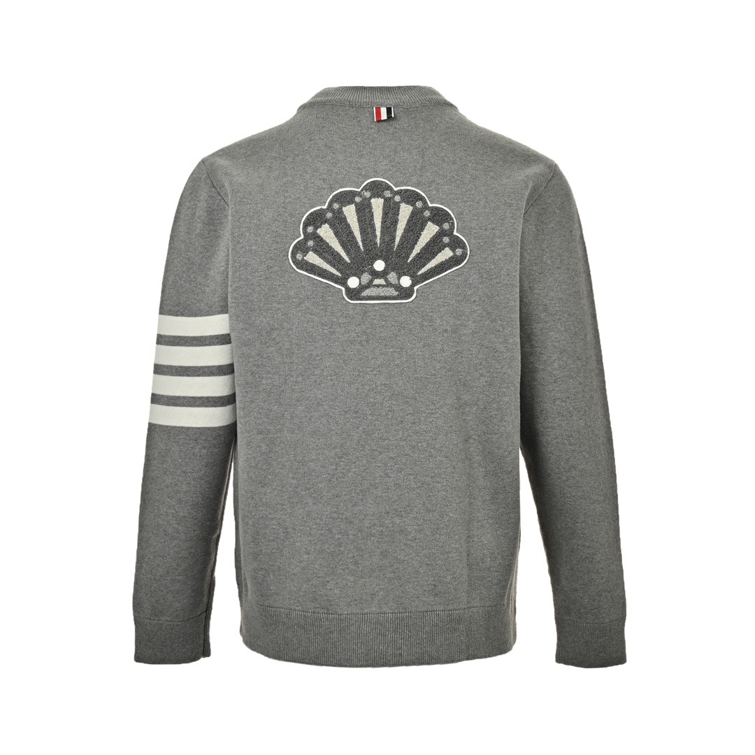 Thom Browne/汤姆布朗 24Fw 孔雀拉链棒球服外套