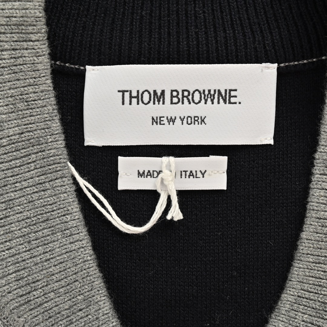 Thom Browne/汤姆布朗 24Fw 孔雀拉链棒球服外套