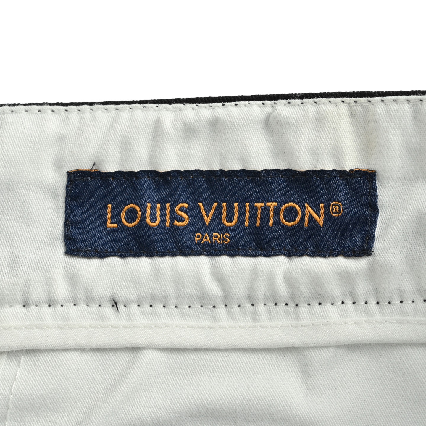 Louis Vuitton/路易威登 25ss 刺绣字母后袋贴饰喇叭长裤