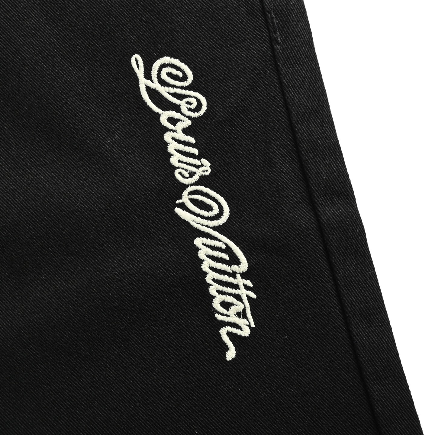 Louis Vuitton/路易威登 25ss 刺绣字母后袋贴饰喇叭长裤