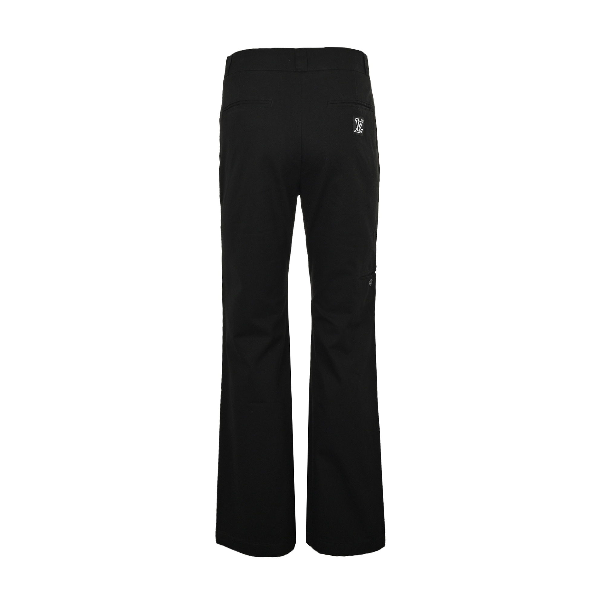 Louis Vuitton/路易威登 25ss 刺绣字母后袋贴饰喇叭长裤
