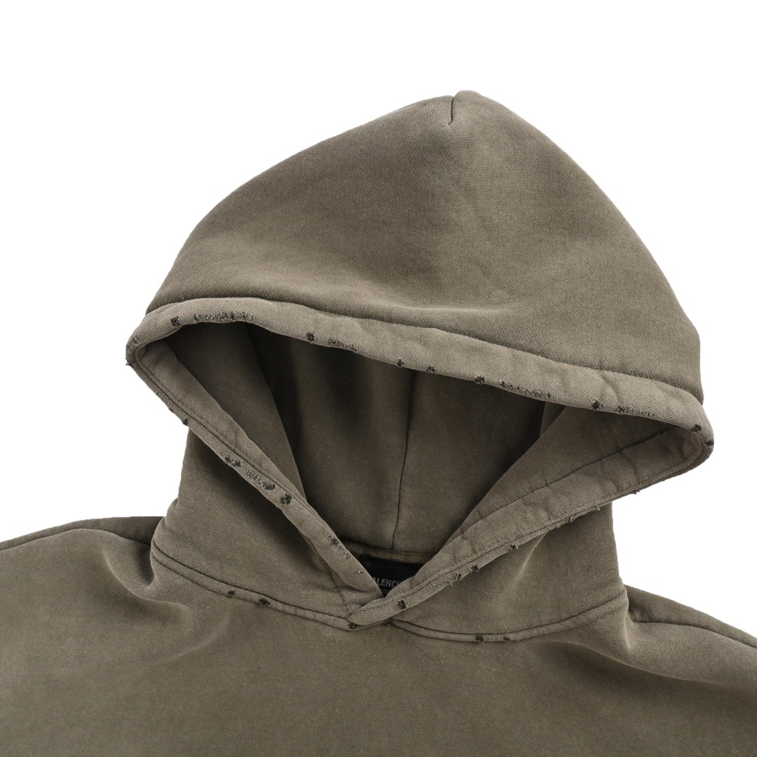 Balenciaga/巴黎世家 24Fw Pigelle夜景加绒连帽卫衣