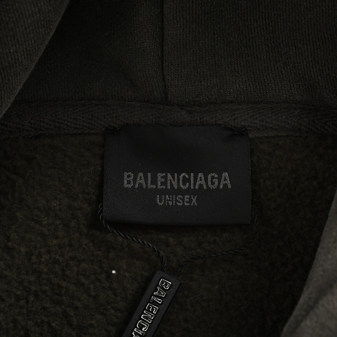 Balenciaga/巴黎世家 24Fw 东京限定灯塔加绒连帽卫衣
