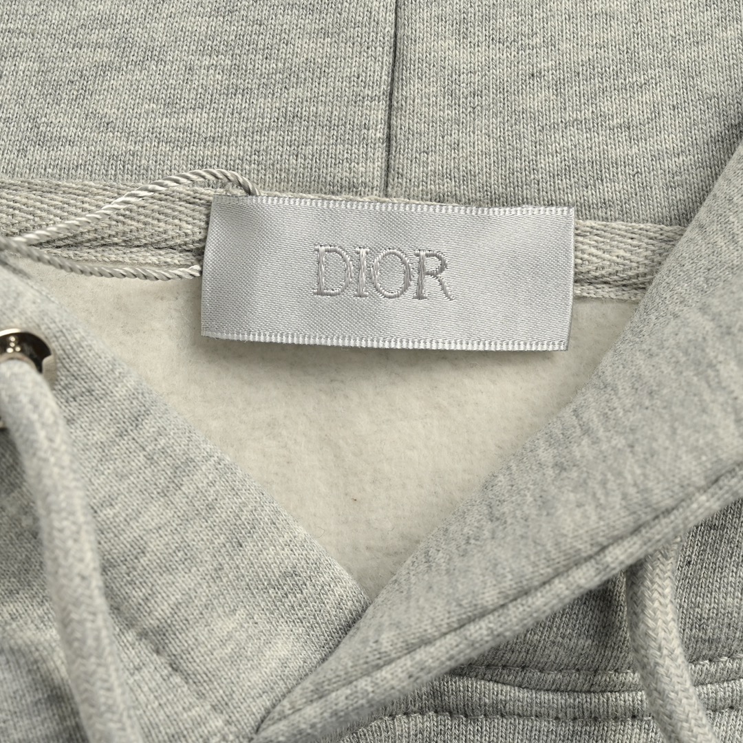 Dior/迪奥 22Fw 刺绣银标连帽卫衣