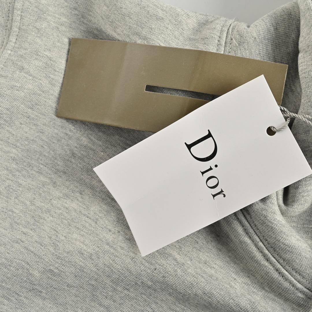 Dior/迪奥 22Fw 刺绣银标连帽卫衣