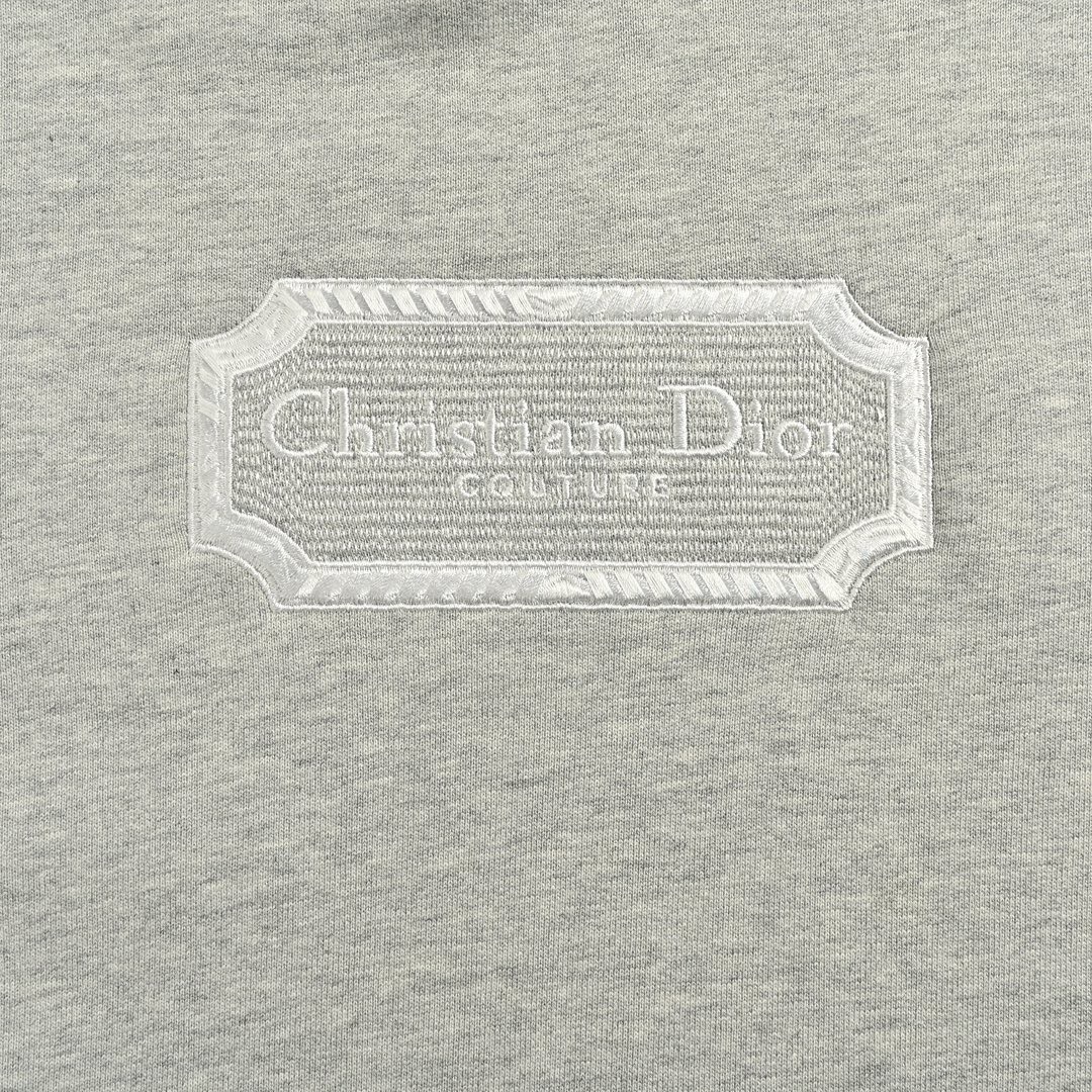 Dior/迪奥 22Fw 刺绣银标连帽卫衣