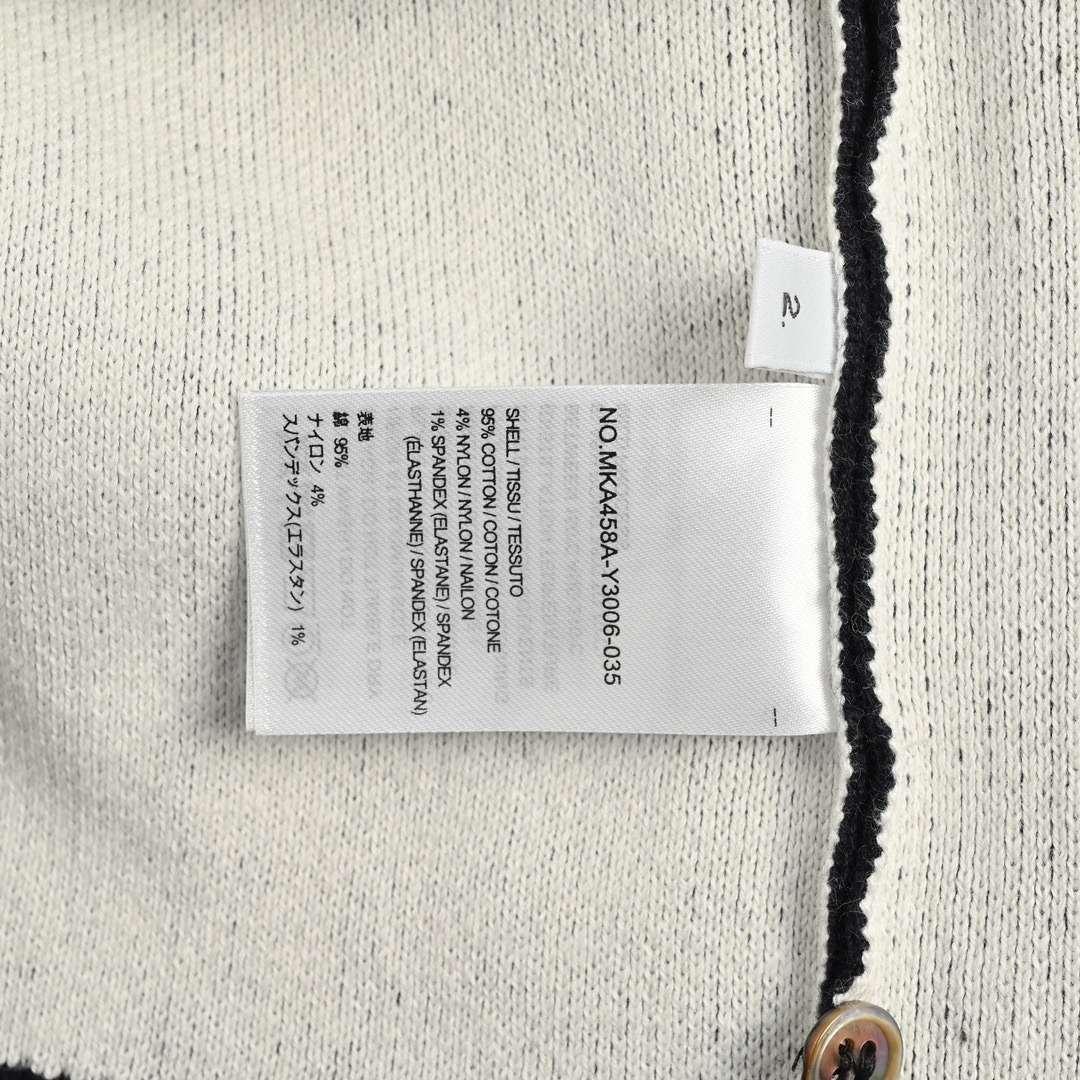 Thom Browne/汤姆布朗 23Fw 船锚提花圆领毛衣