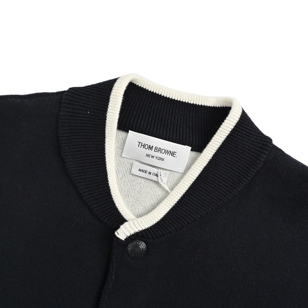 Thome Browne/汤姆布朗 23Fw 船锚提花棒球服外套