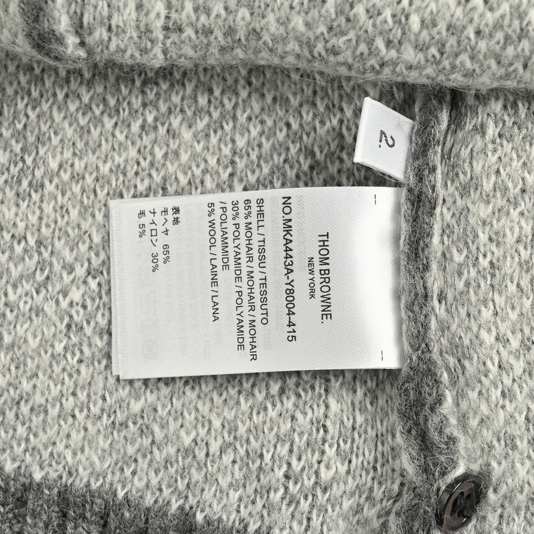Thom Browne/汤姆布朗 23Fw 腊肠狗马海毛毛衣