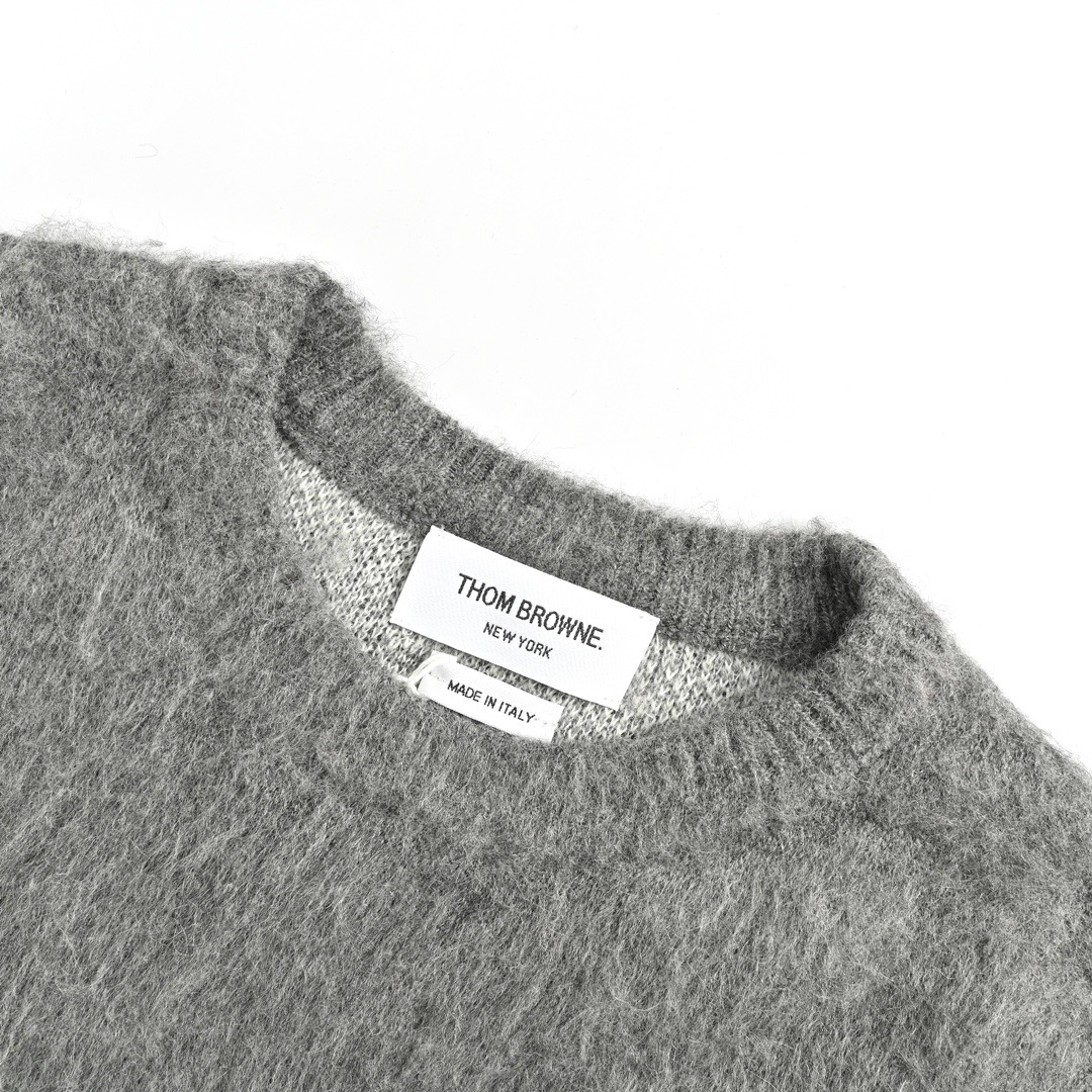 Thom Browne/汤姆布朗 23Fw 腊肠狗马海毛毛衣