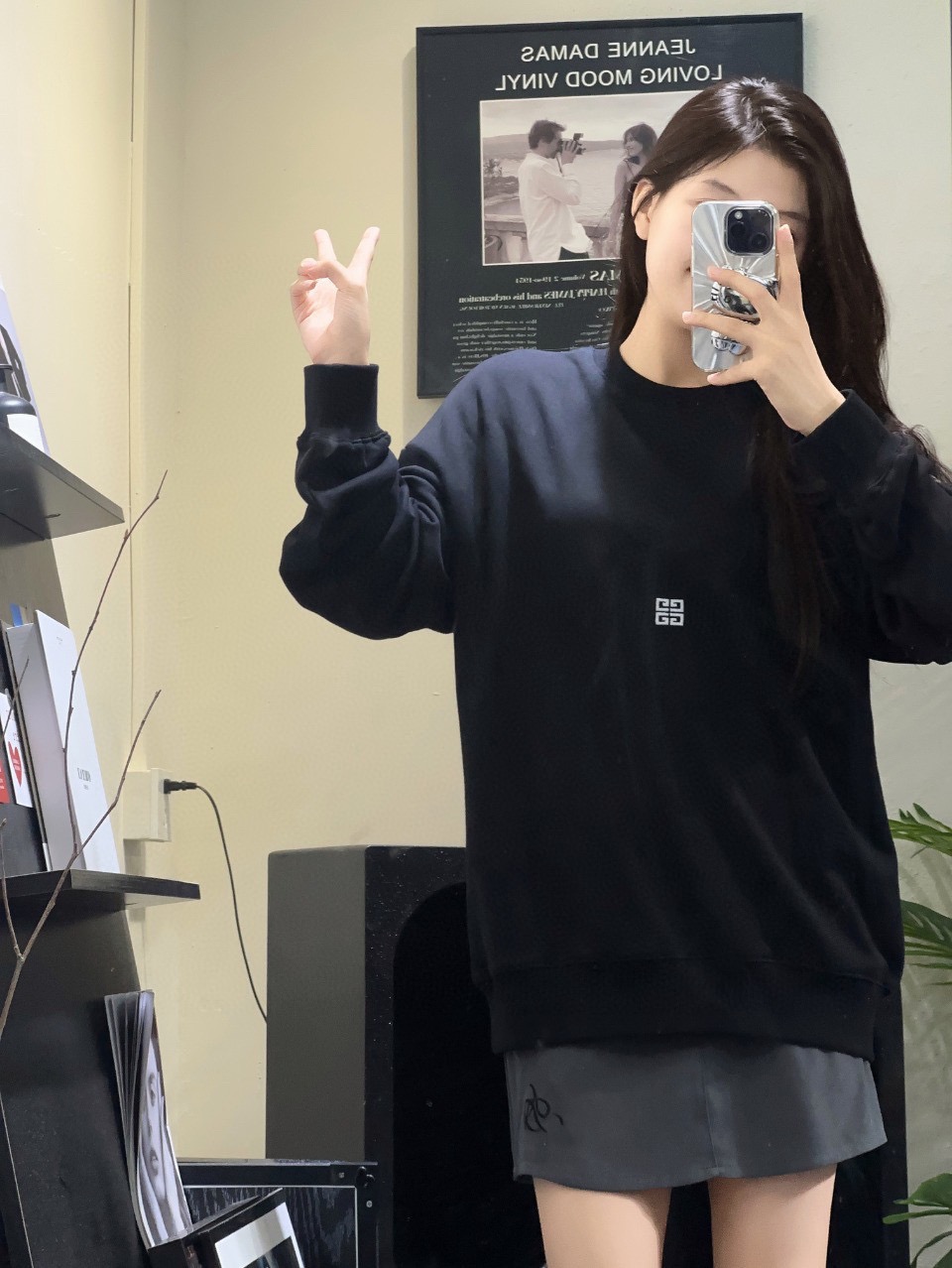 GIVENCHY/纪梵希 24Fw 前后刺绣字母logo圆领卫衣
