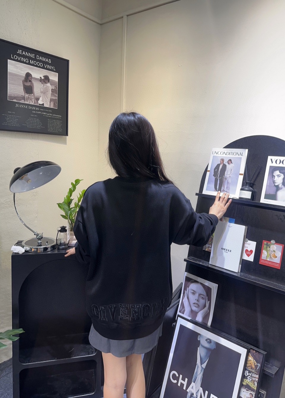 GIVENCHY/纪梵希 24Fw 前后刺绣字母logo圆领卫衣