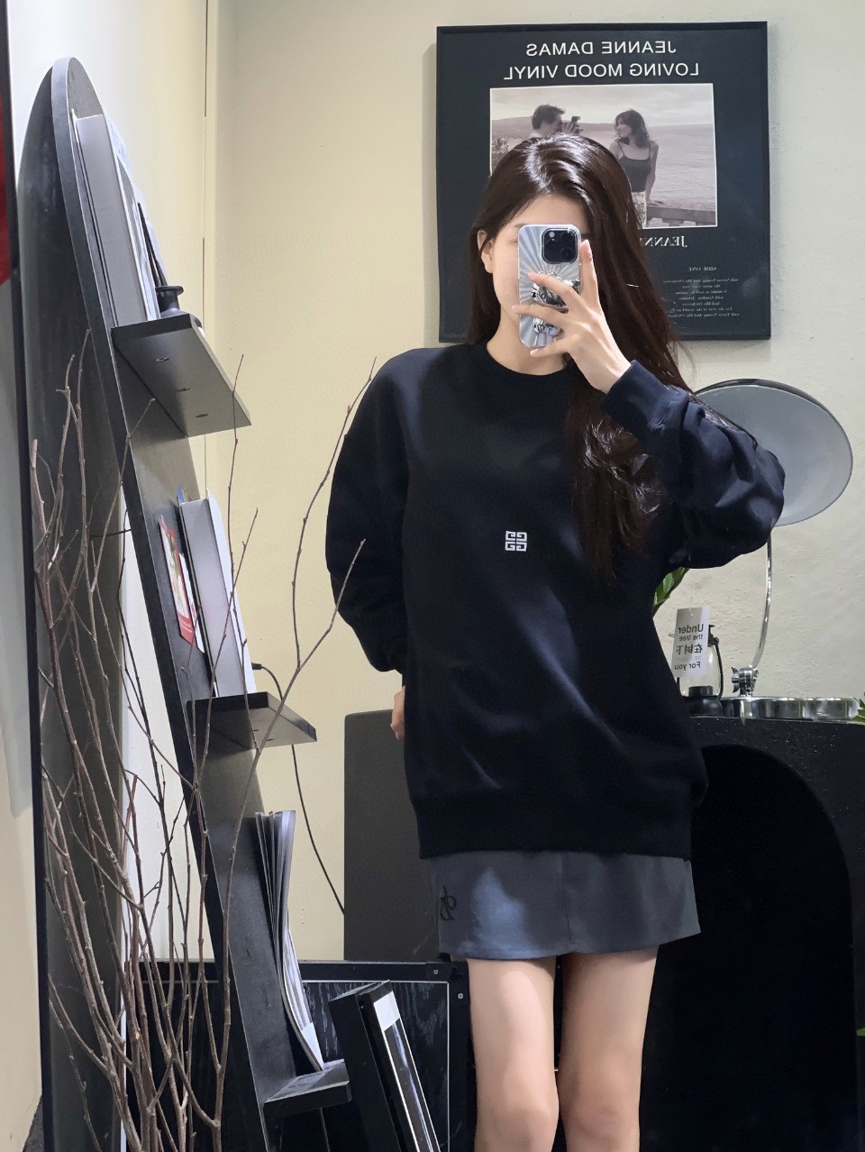 GIVENCHY/纪梵希 24Fw 前后刺绣字母logo圆领卫衣