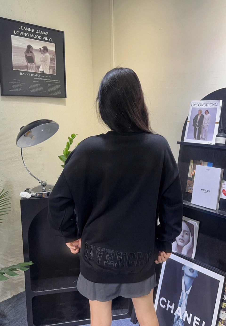 GIVENCHY/纪梵希 24Fw 前后刺绣字母logo圆领卫衣
