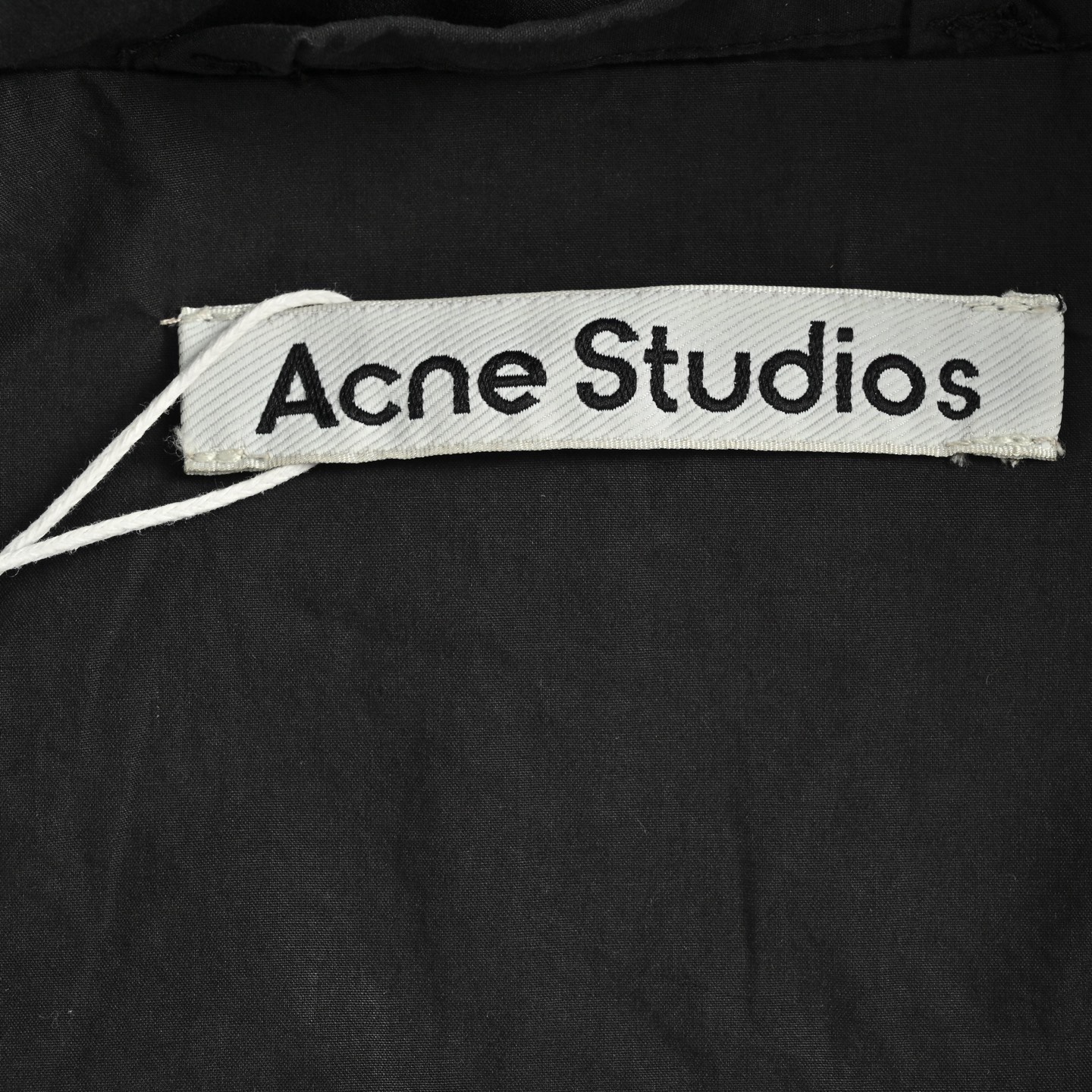 Acne Studios 1996做旧字母印花夹克外套 黑白