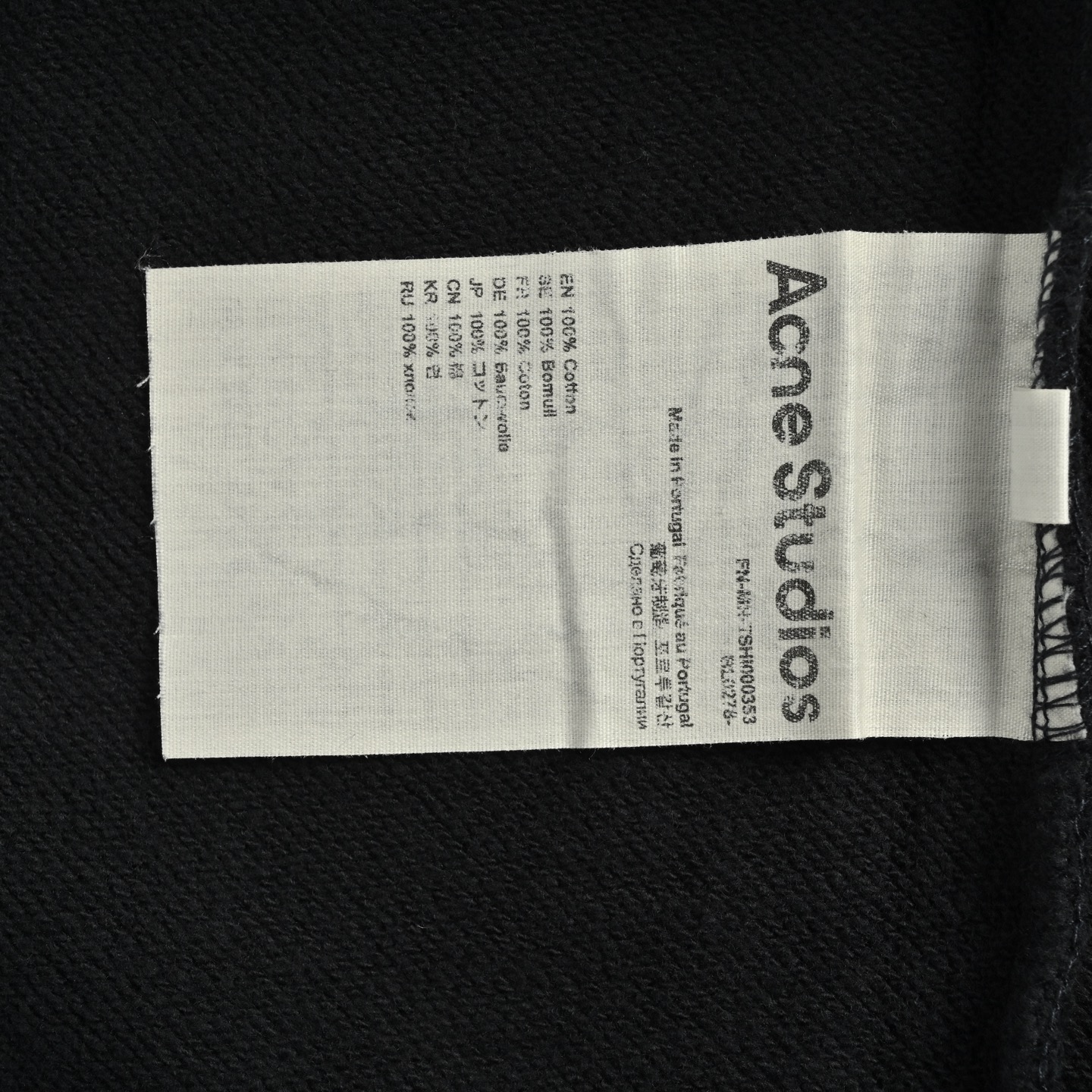 Acne Studios 25Fw 字母徽标印花圆领卫衣