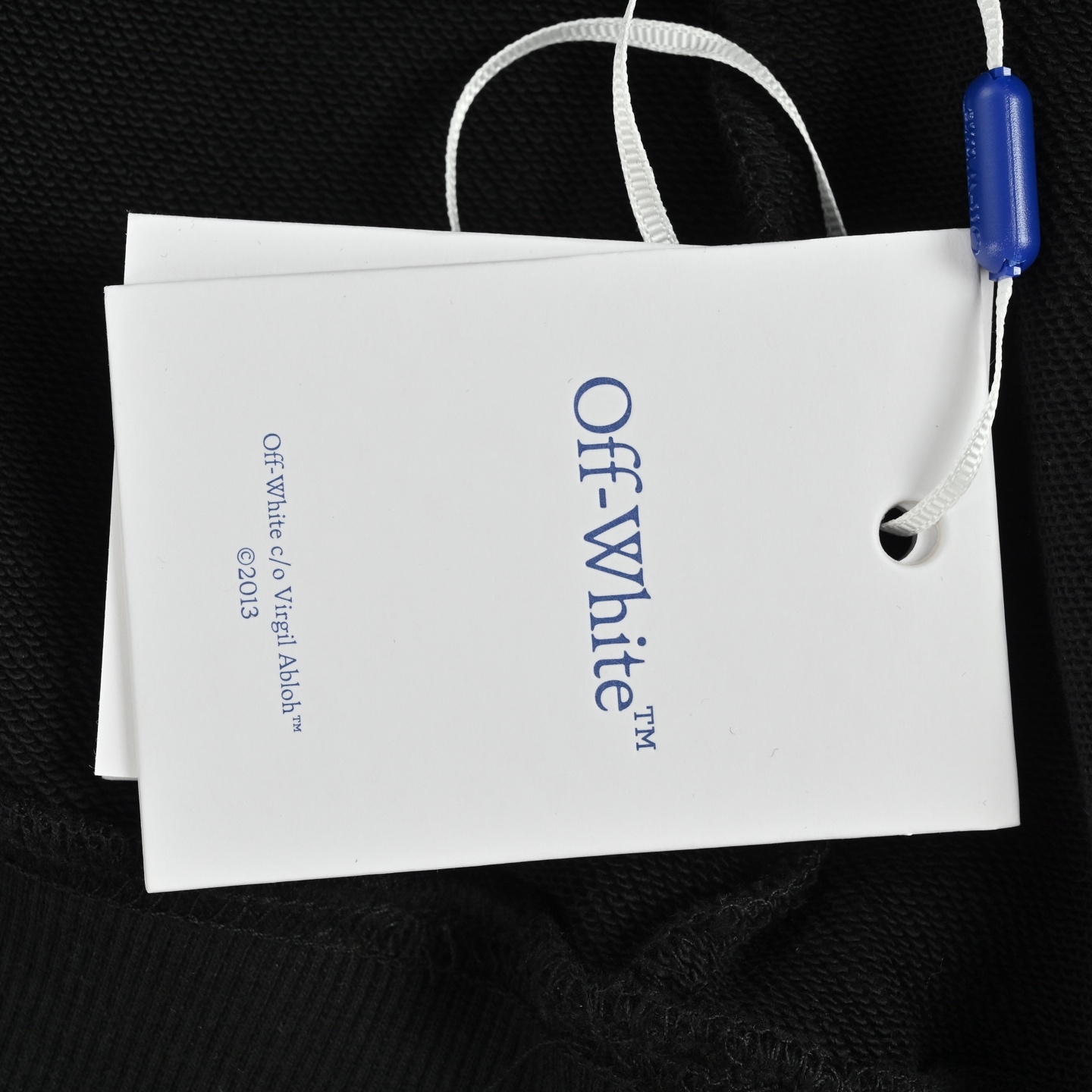 OFF WHITE CO VIRGIL 人像透叠箭头印花连帽