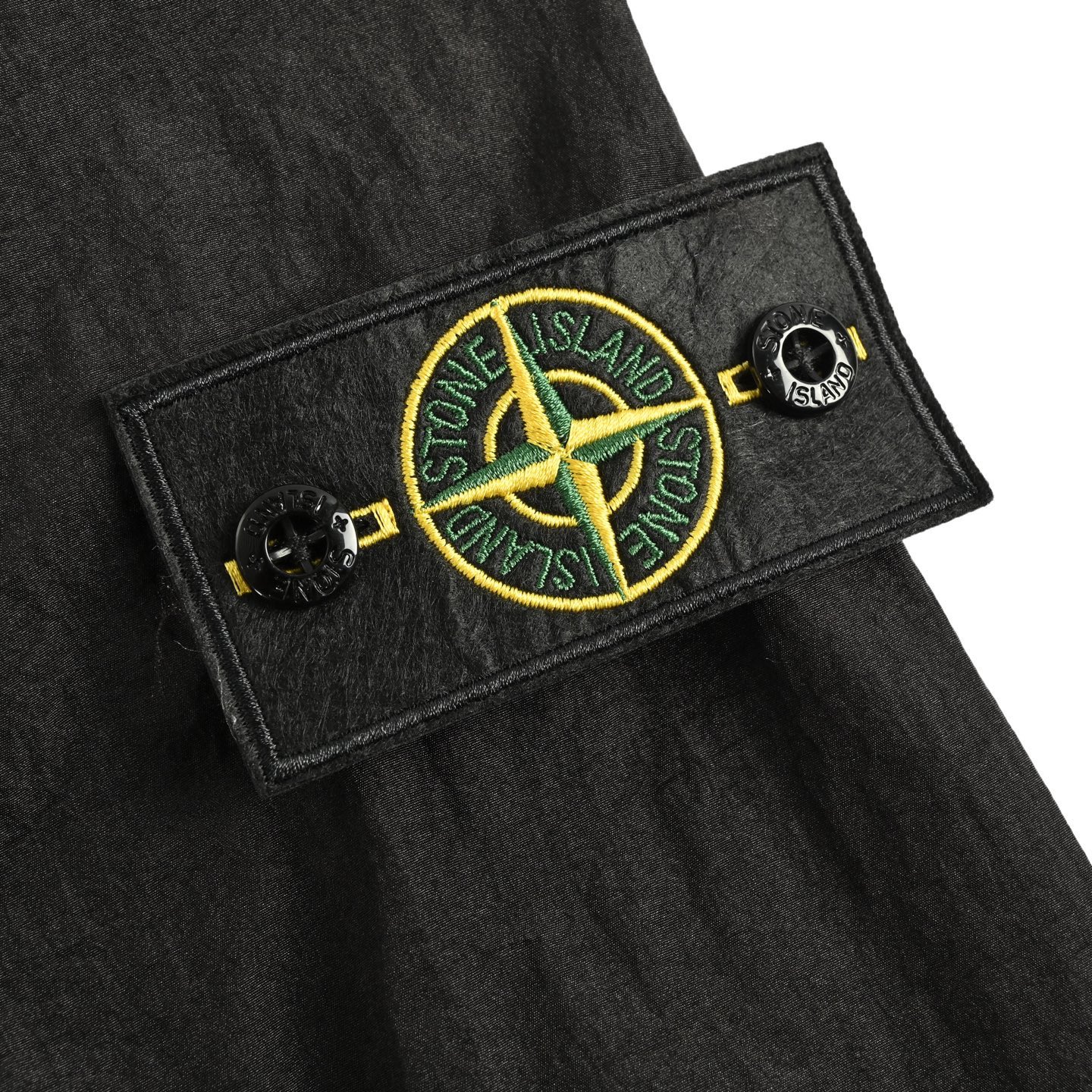 Stone Island/石头岛 25Fw 金属尼龙袖标轻薄夹克外套